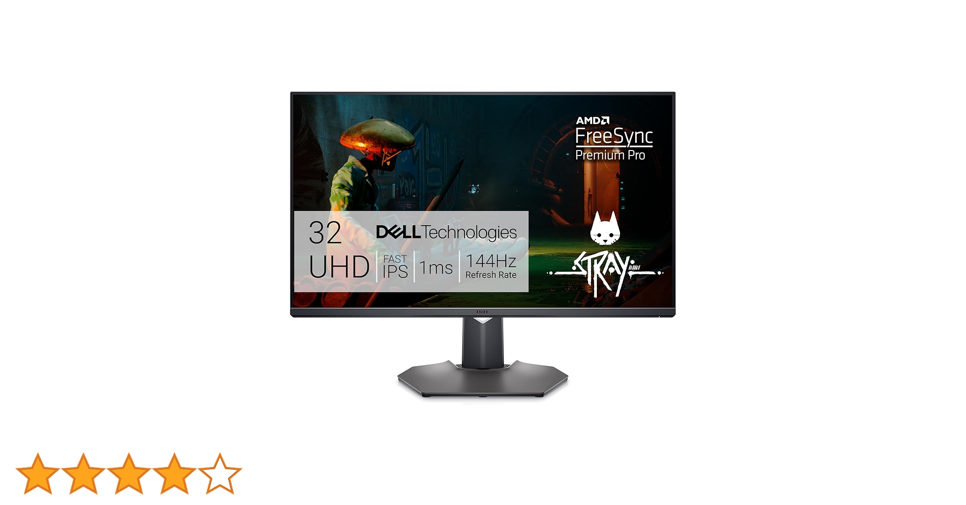 Dell G3223Q Gaming Monitor - 32-Inch 4K Ultra UHD (3840x2160